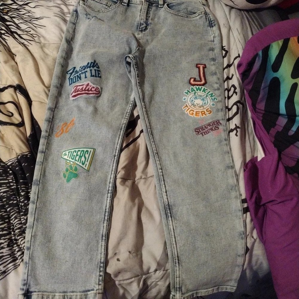 Justice stranger things jeans